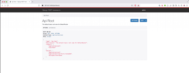 Web Interface